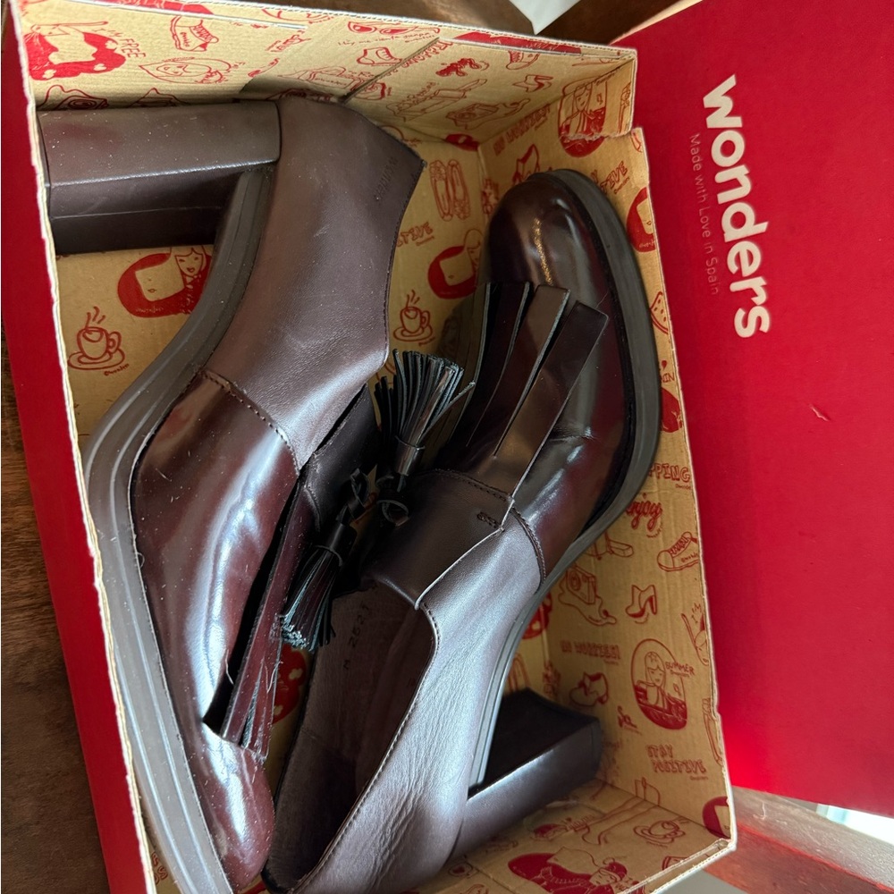 Brown Leather Loafers with Classic Slip-On Design